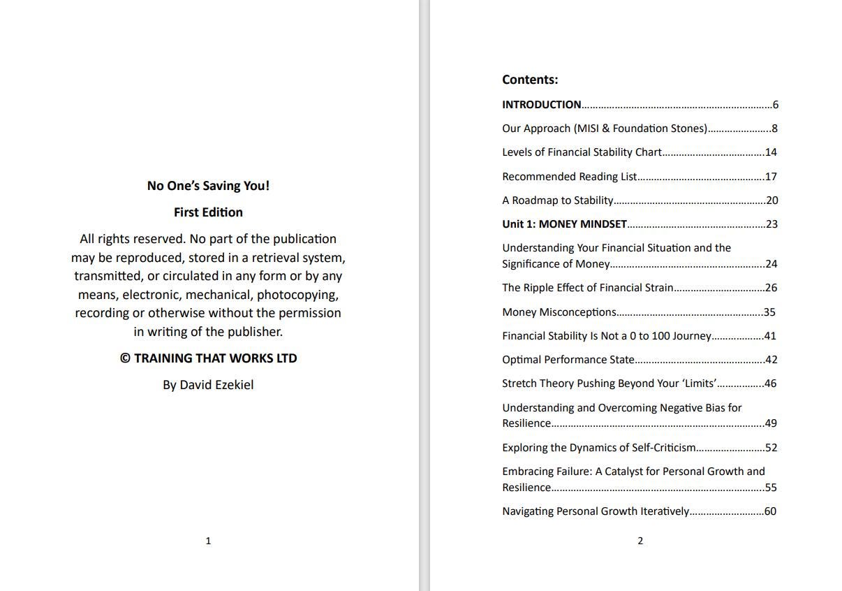 No One's Saving You! Building a Financial Foundation for Life