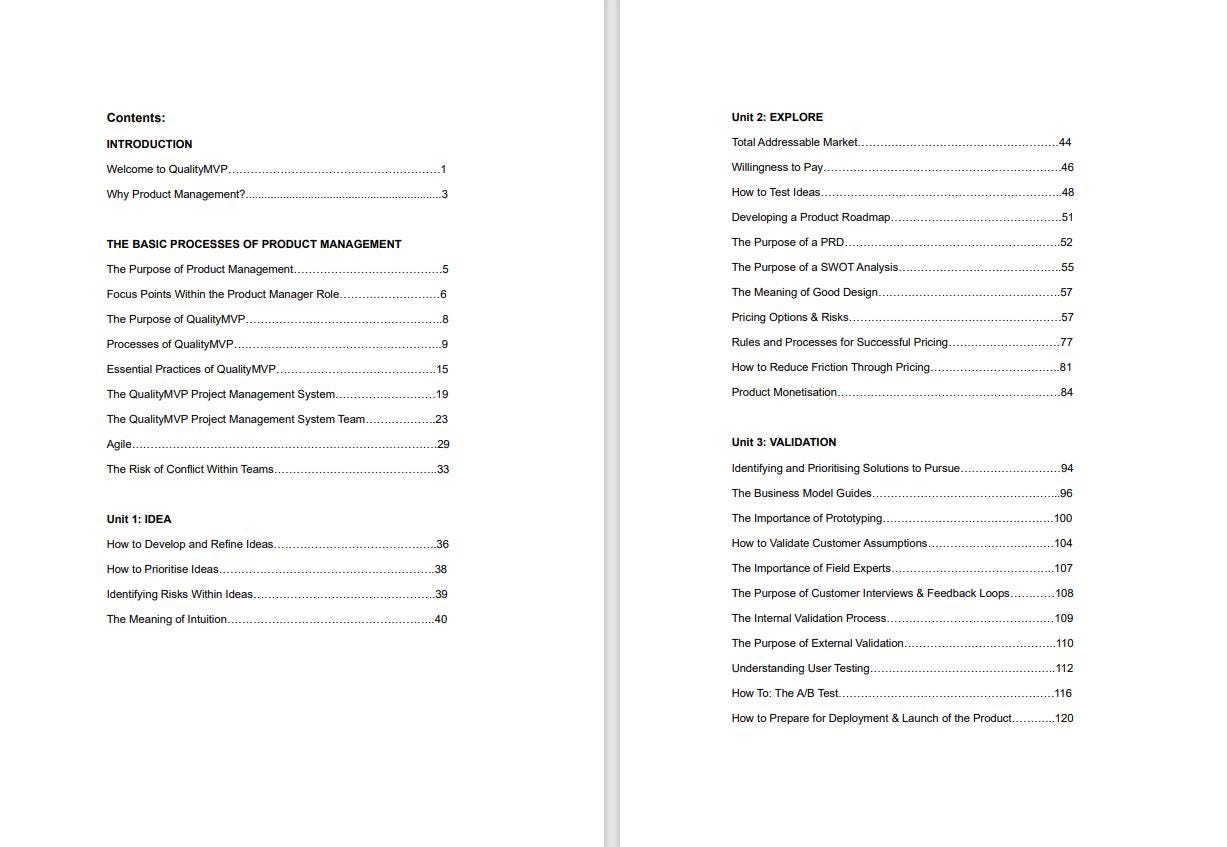 QualityMVP - The Foundation Guide to Product Development